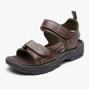 Men's Rockport Brown Leather Sandals